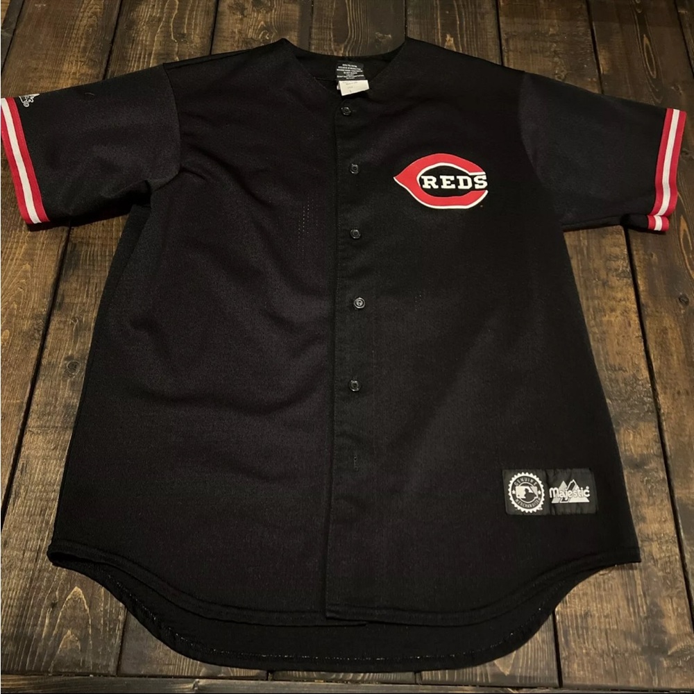 Vintage Majestic Ken Griffey Jr Jersey Cincinnati Reds #30 Mens Size Large